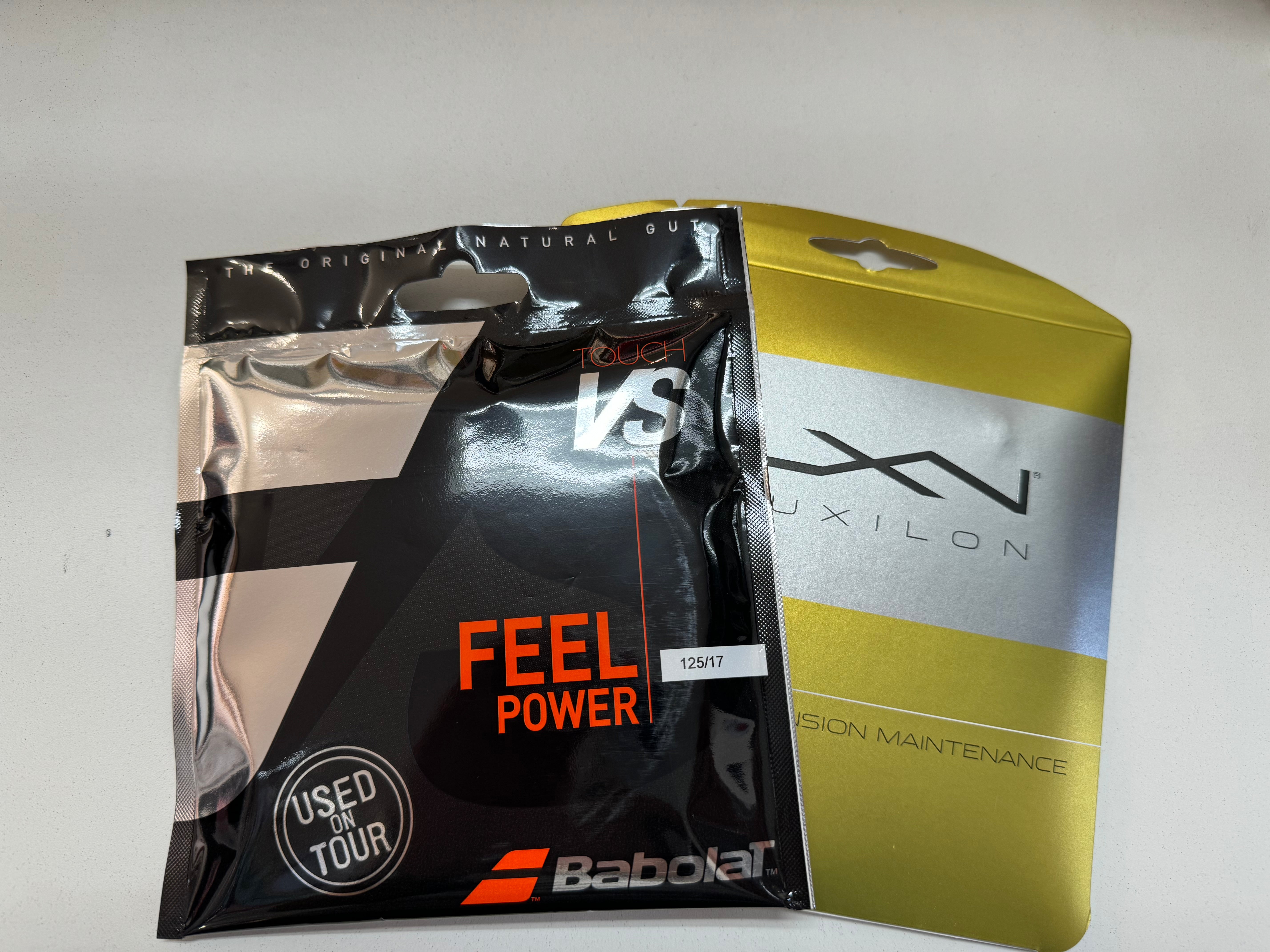 BABOLATタッチVS&ルキシロンのハイブリッドセット
