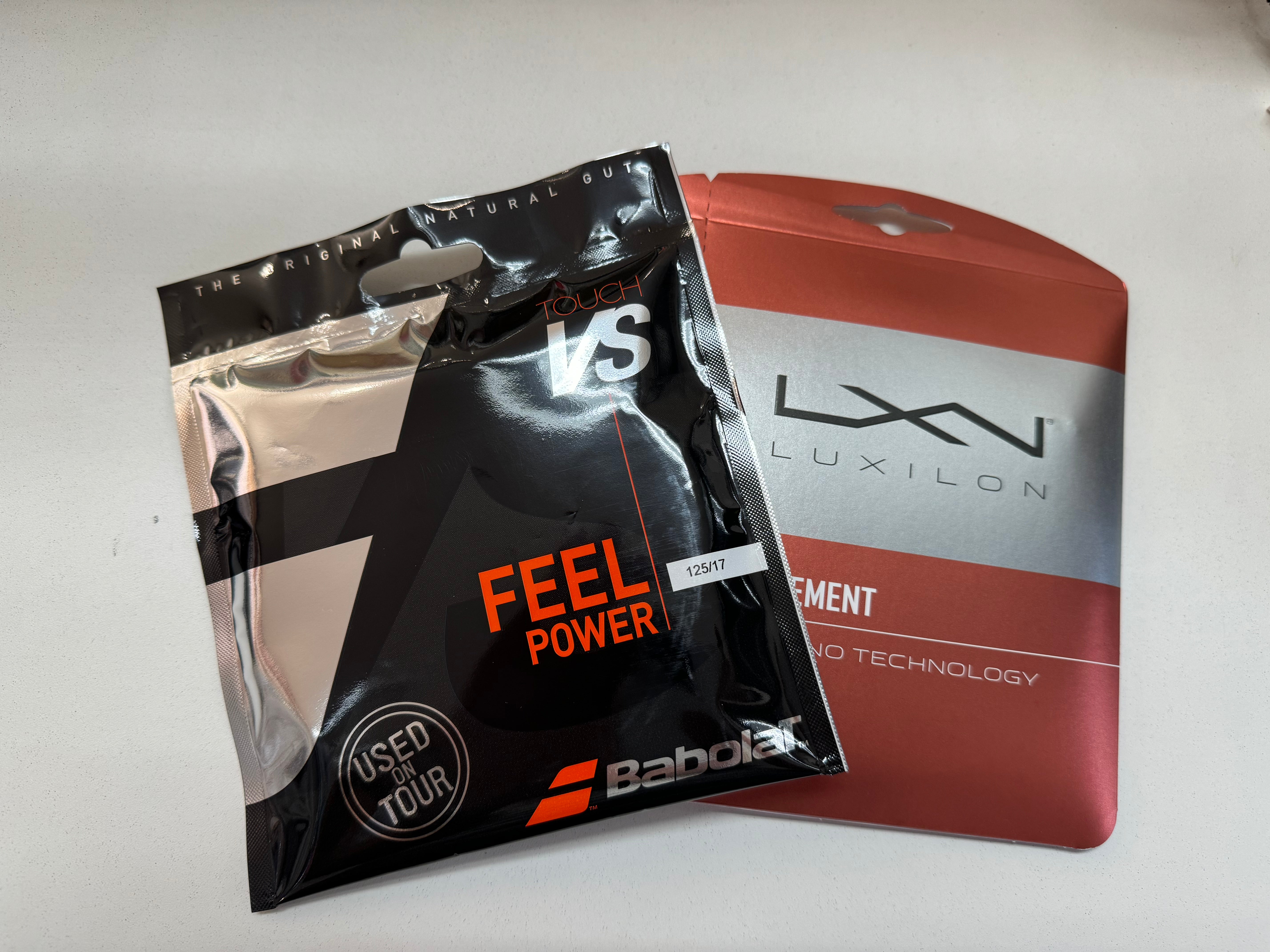 BABOLATタッチVS&ルキシロンのハイブリッドセット
