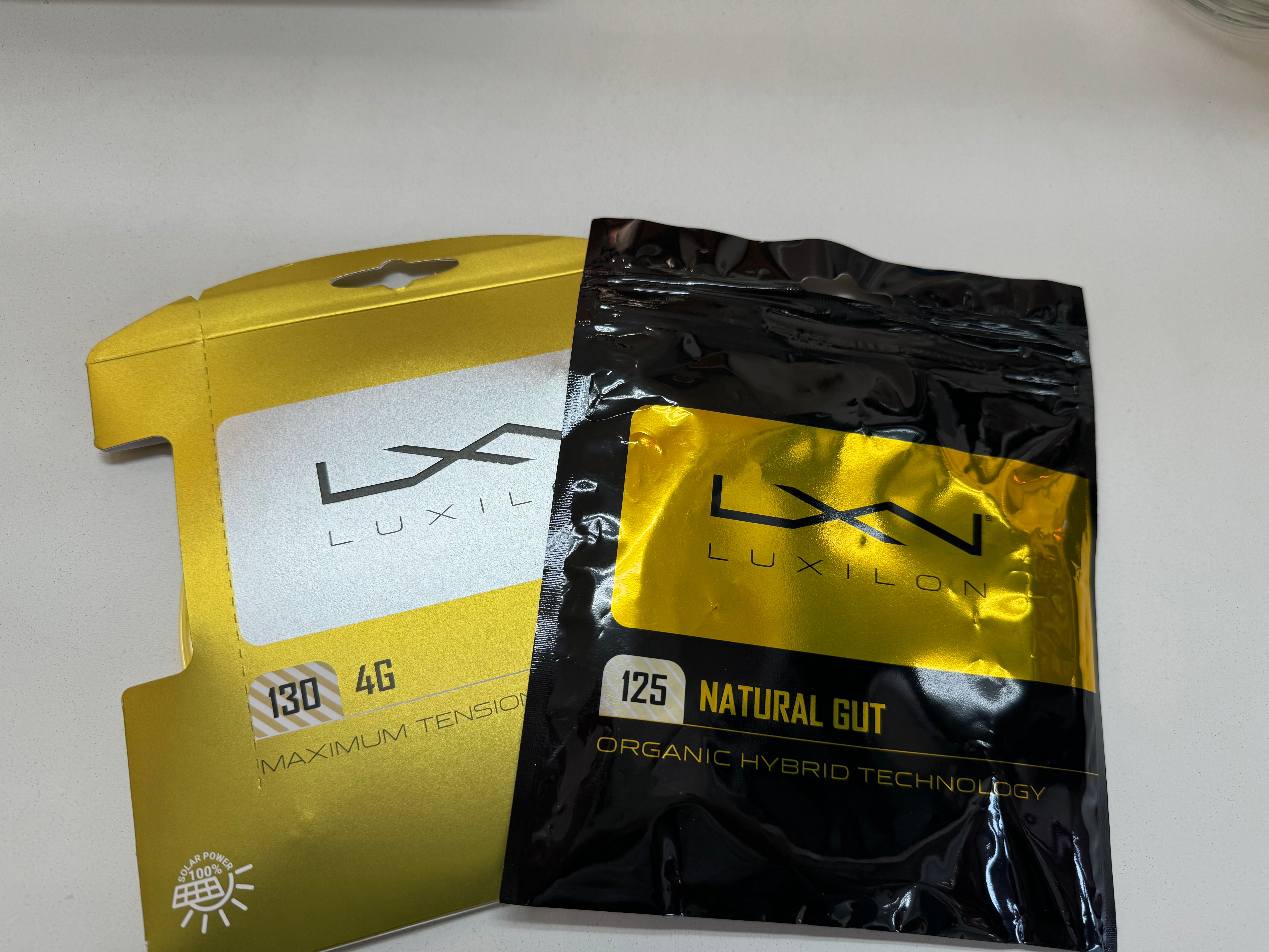 ルキシロンナチュラルガット＆ポリストリングスのハイブリッドセット